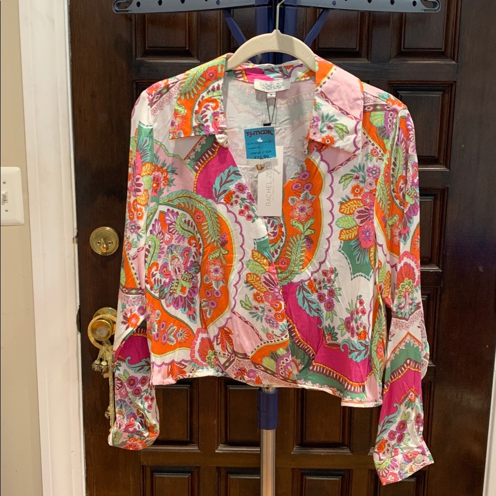 Rachel Zoe Multicolor Floral Blouse